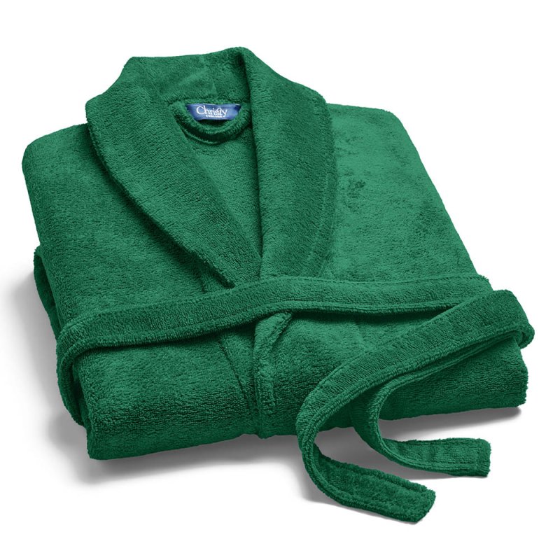 Christy Cosy Robe Small/Medium Forest Green