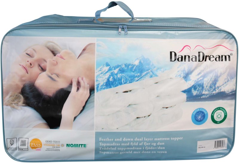 DanaDream Classic Duck Feather & Down Single Mattress Topper