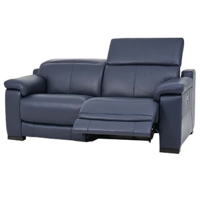 Riccardo 2 Seater Sofa With Electric Recliner & USB Fabric 2 & 2.5