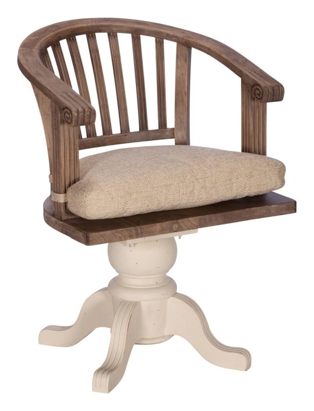 Cape Cod Painted Rotating Office Chair