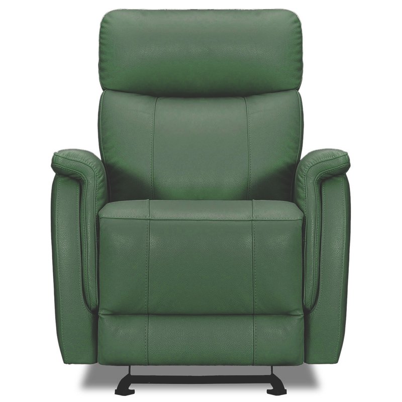 Tiber Electric Reclining Armchair Leather Category 15(S) Forest Green