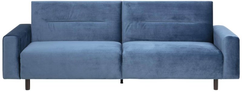 Ava 3.5 Seater Pocket Sprung Sofa Bed Fabric Blue