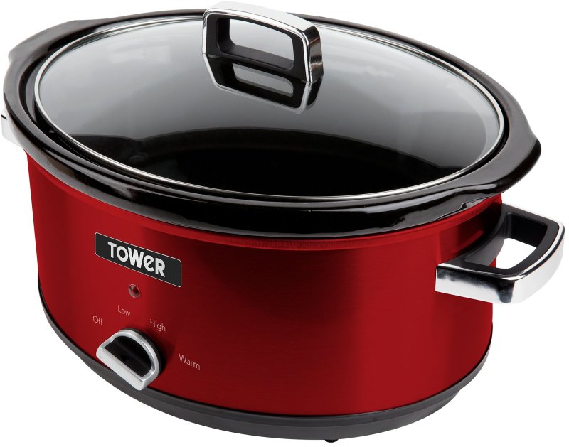 Tower Infinity Slow Cooker 6.5L Red