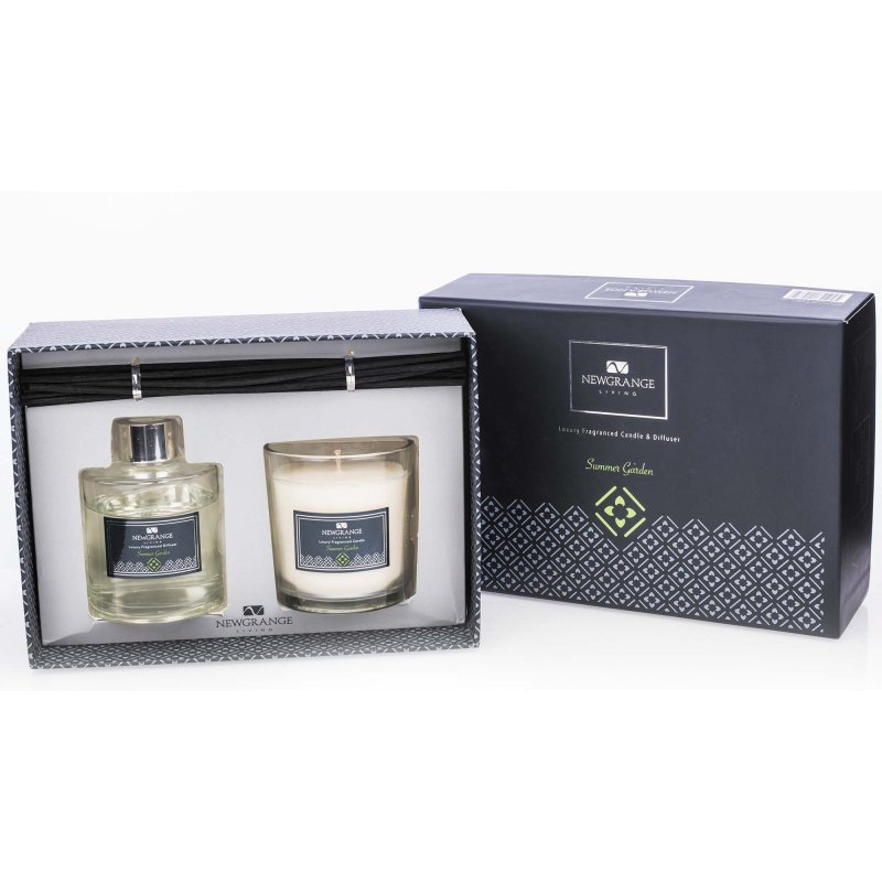 Newgrange Living Summer Garden Luxury Candle & Diffuser Set