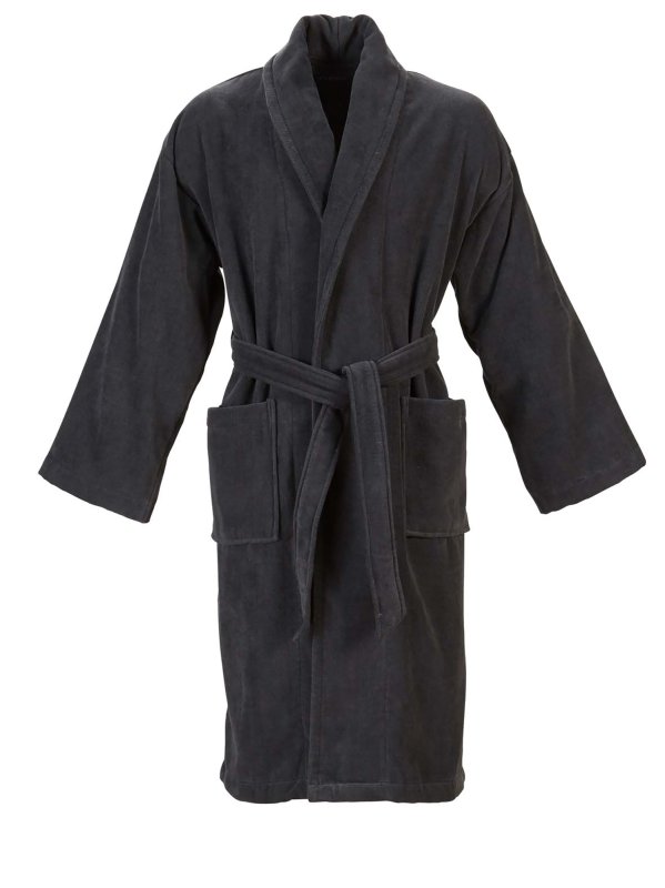 Christy Supreme Bath Robe Large Graphite