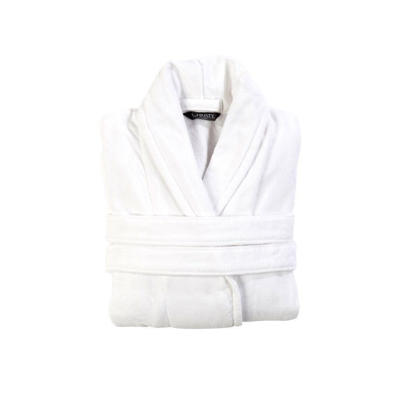 Christy Supreme Bath Robe Medium White
