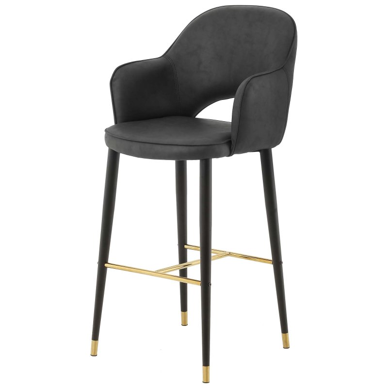 Mindy Brownes Hadley Highback Stool Black