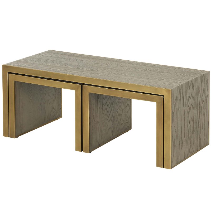 Lincoln Coffee Table Set/3 W110 H45 D50cm
