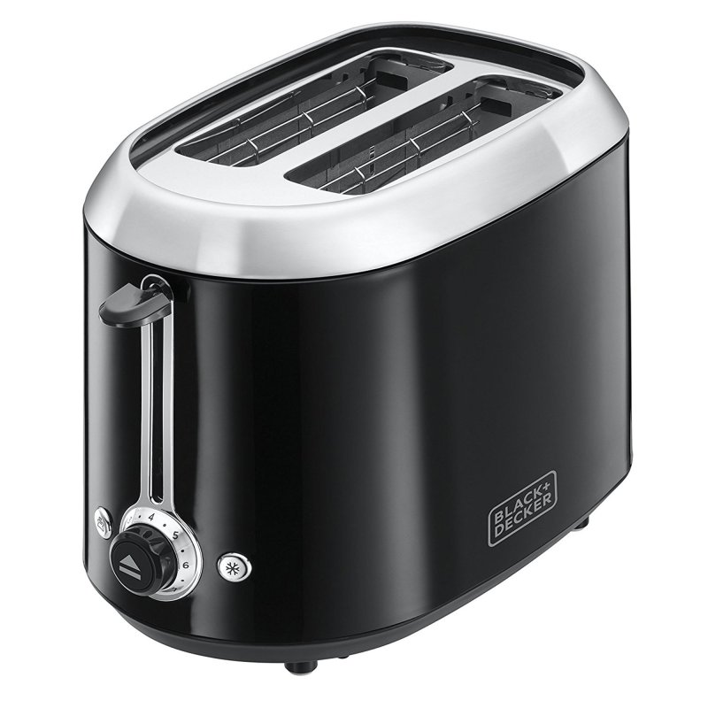 Black & Decker 2 Slice Toaster Black