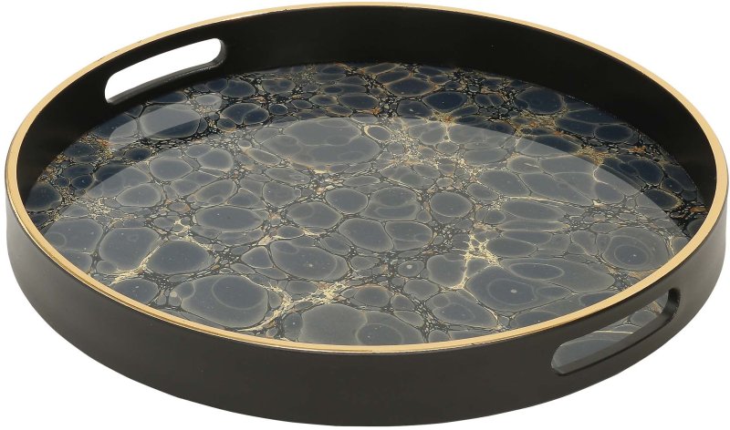 Mindy Brownes Serving Tray Deep Blue