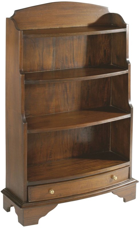 Algiers Mahogany Bow Front Bookcase