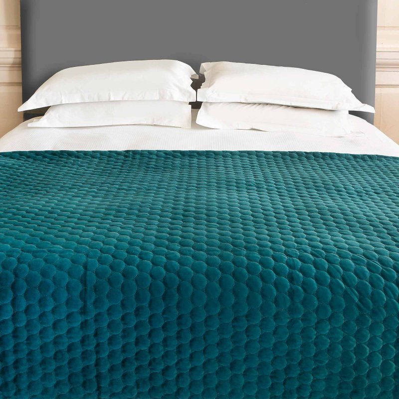 Scatter Box Halo Throw Teal 140cm x 140cm