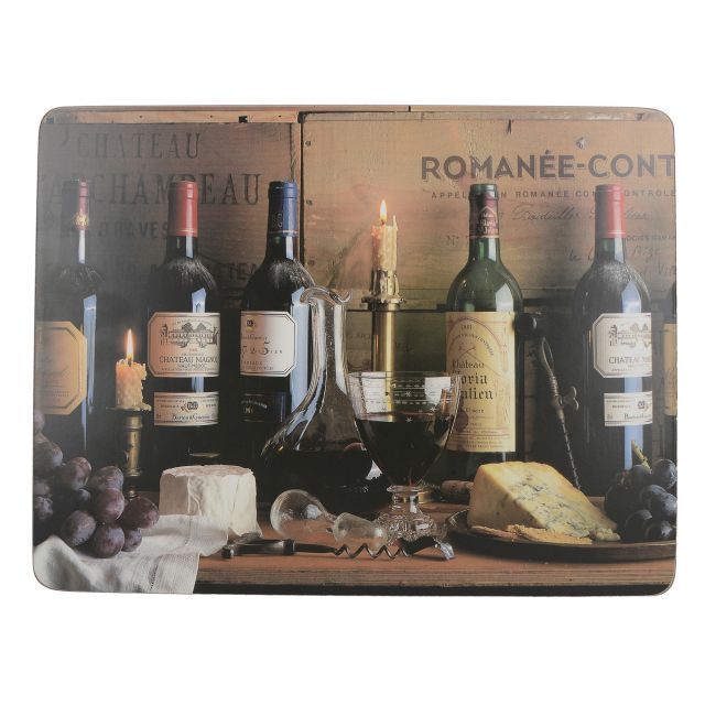 Creative Tops Vintage Wine Placemats (Set of 6) Table Mats & Coasters