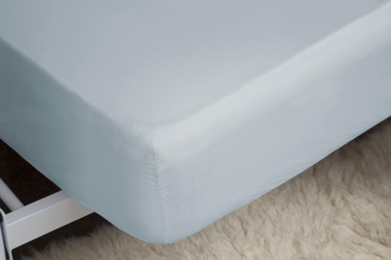 Belledorm 400 Thread Count Egyptian Cotton King Fitted Sheet (12") Duck Egg