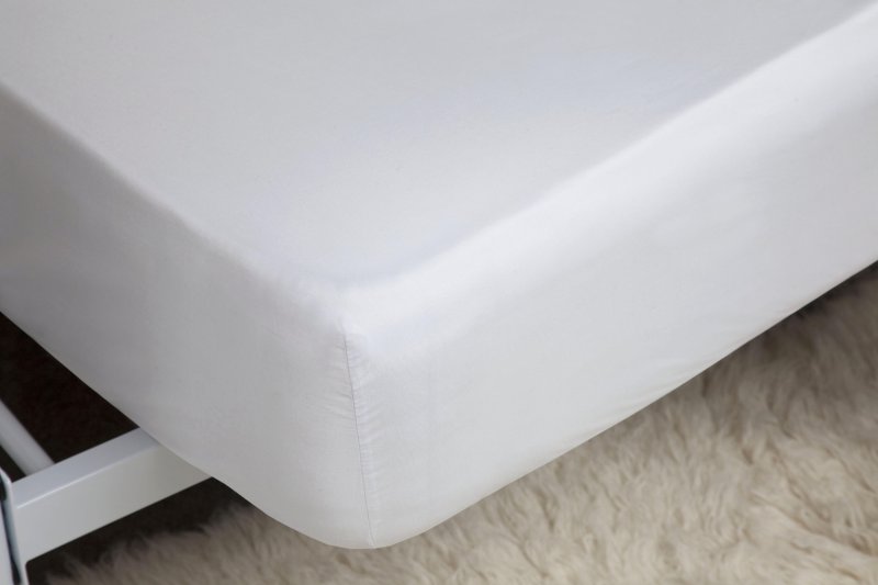 Belledorm 400 Thread Count Egyptain Cotton Single Fitted Sheet (12") White
