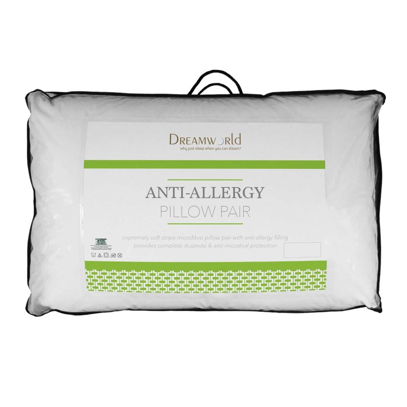 Dreamworld Anti Allergy Luxury Pillow Pair 