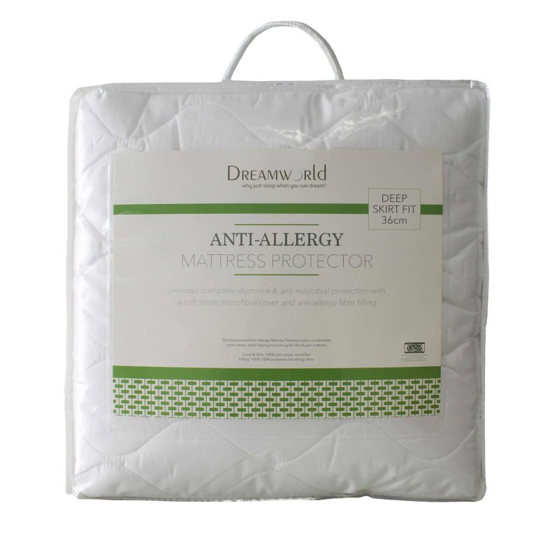 Dreamworld Anti Allergy Mattress Protector Superking