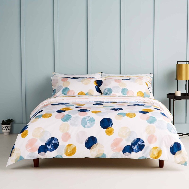 Christy Living Nova Reversible Duvet Cover Set Multi Coloured