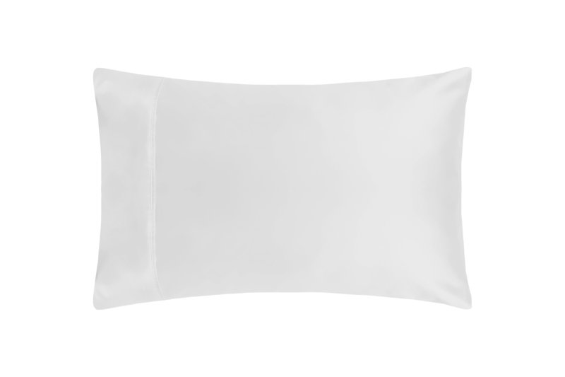 500 Thread Count Cotton Rich Pillow Case Pair White