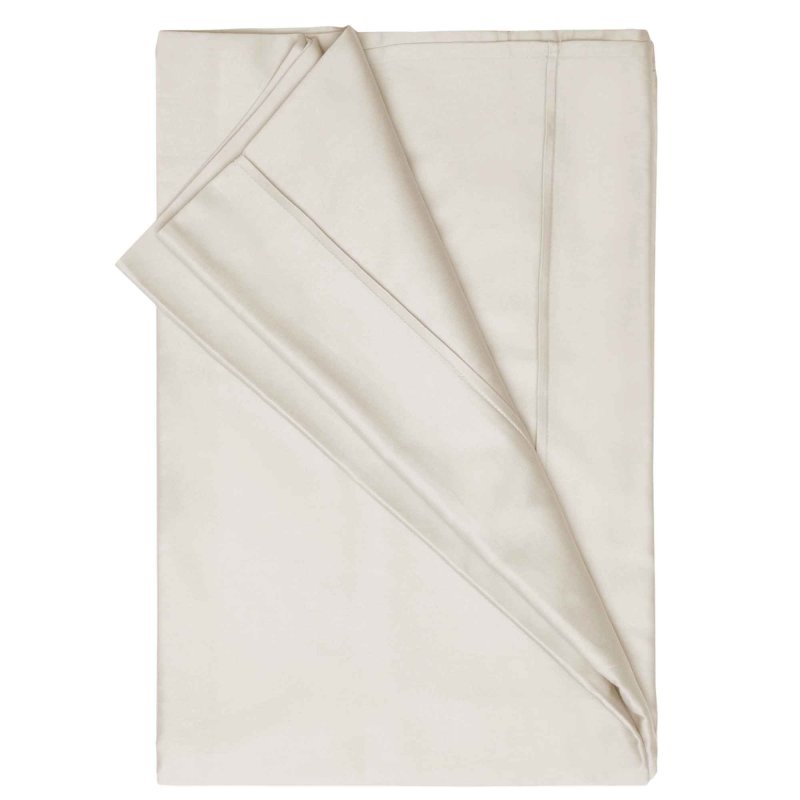 500 Thread Count Cotton Rich Double Flat Sheet Ivory