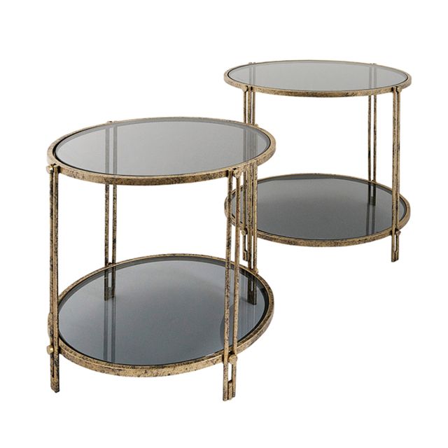 lamp table gold