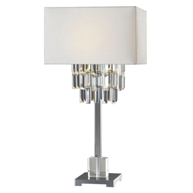 Mindy Brownes Resana Table Lamp Silver With White Shade