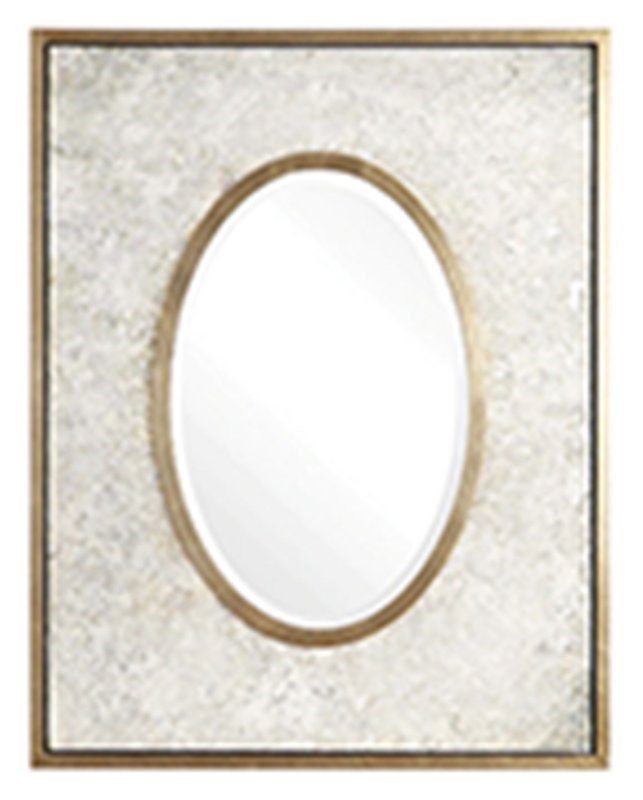 Mindy Brownes Gabriel Rectangular Mirror Antique Brass