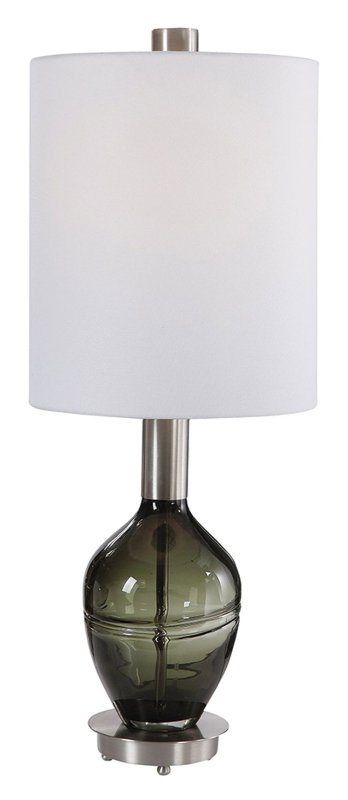 Mindy Brownes Aderia Table Lamp Sage Green With White Shade