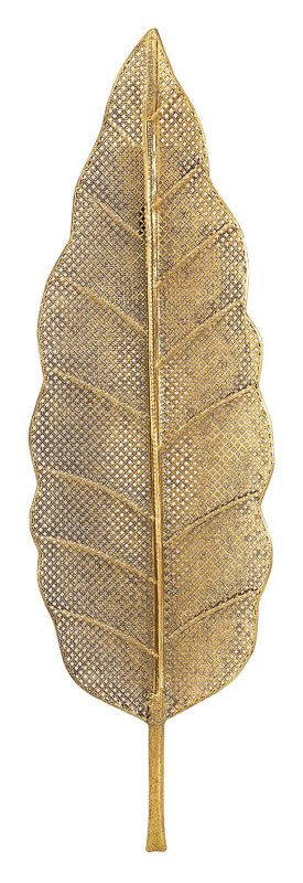 Mindy Brownes Leaf Wall Sculpture Bright Gold (Set of 2)