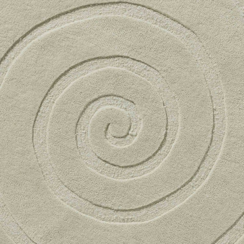 Spiral Ivory Rug 180 x 180