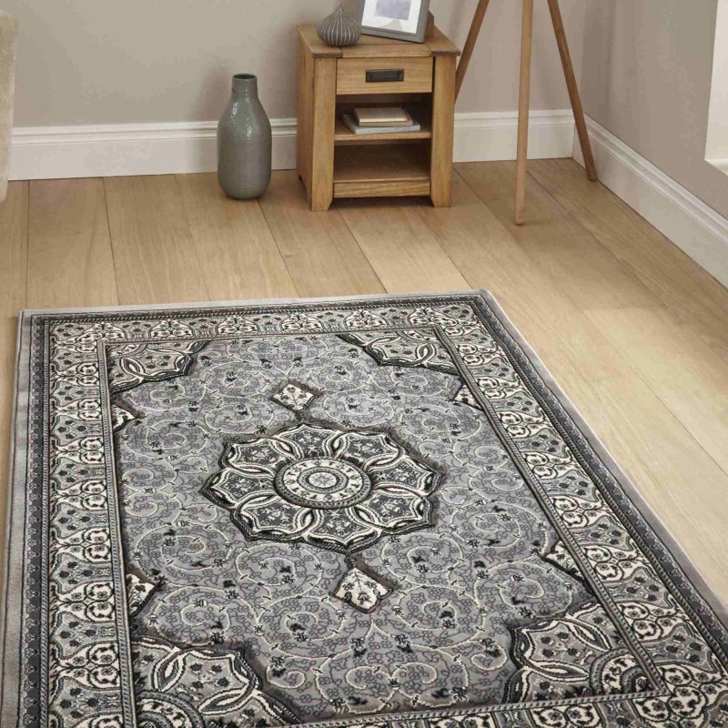 Heritage 4400 Rug 120x170cm Silver