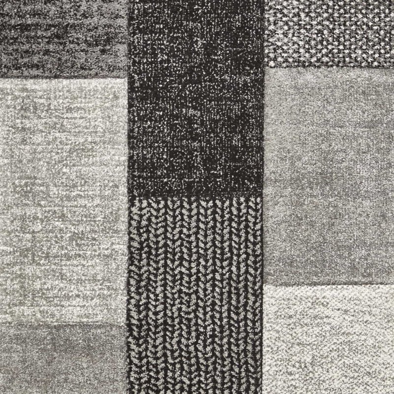 Brooklyn 21830 Rug 160x220cm Grey & Black