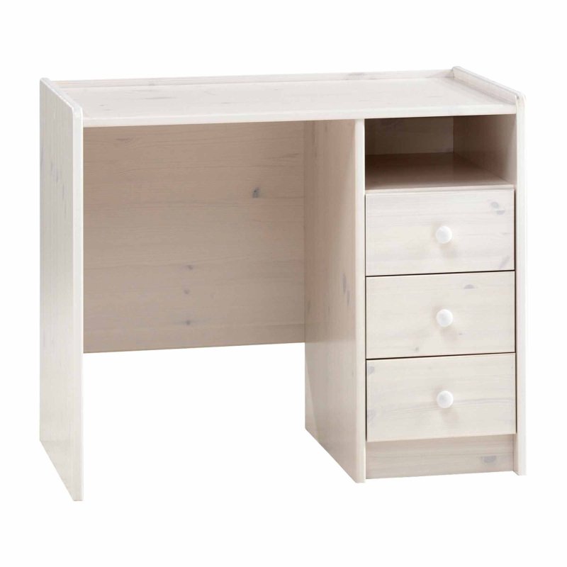 Steens for Kids 3 Drawer Desk Whitewash