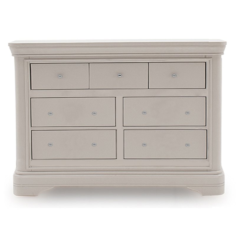 Acton 4+3 Drawer Chest of Drawers Taupe