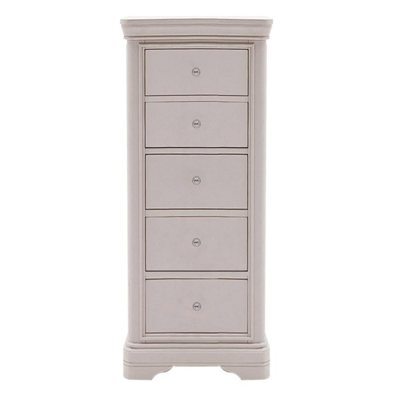 Acton 5 Drawer Tallboy Taupe