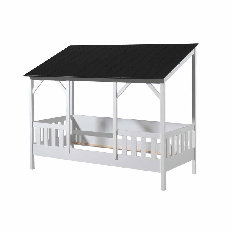Housebed White Black Roof 3 Panels (Unassembled)
