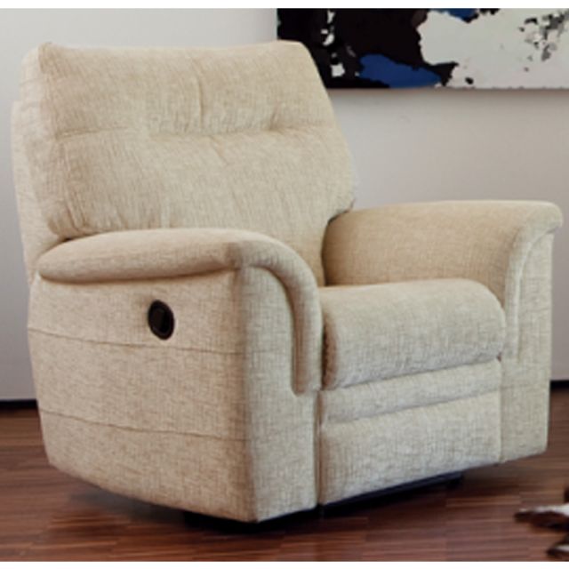 Hudson Manual Recliner Armchair With Latch Fabric A