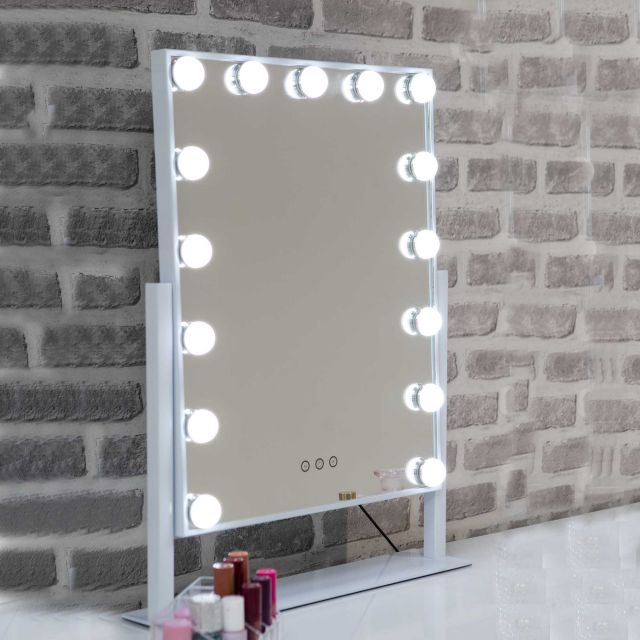 Hollywood Glamour Vanity Mirror, Big Vanity Mirror With Lights