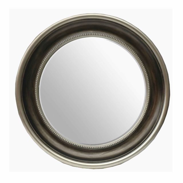 Charlotte Round Mirror Antique Silver Mirrors Meubles