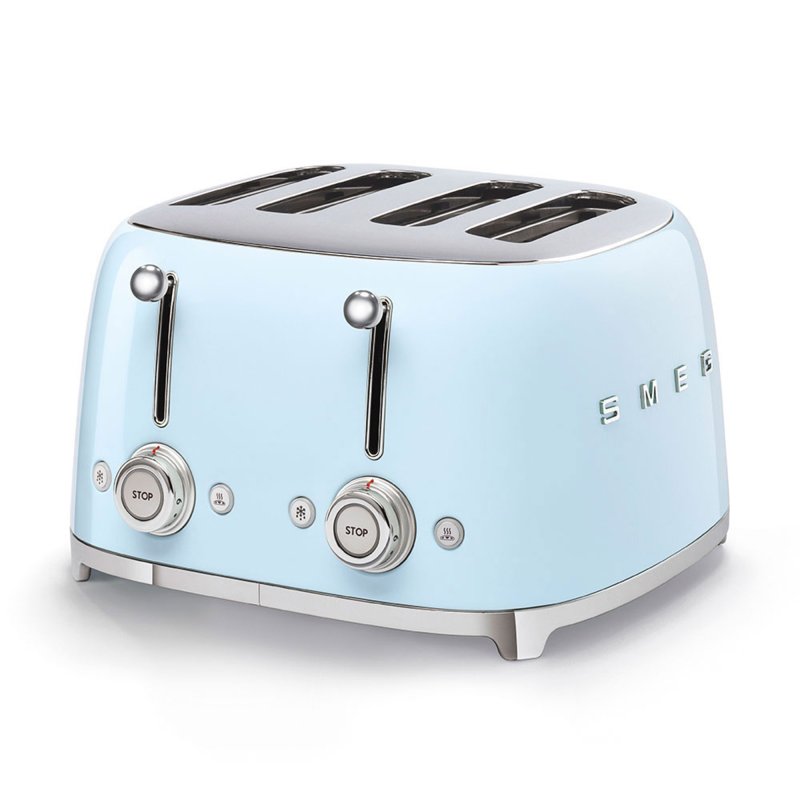 SMEG 50’s Style 4 Slice Toaster Pastel Blue