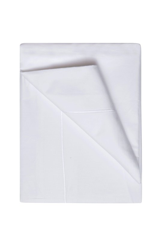Belledorm 400 Thread Count Egyptain Cotton King Flat Sheet White