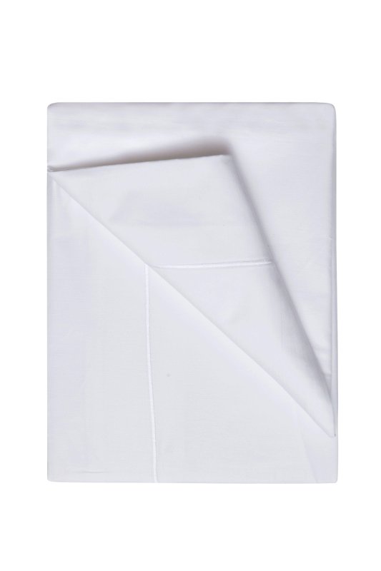 Belledorm 400 Thread Count Egyptain Cotton Single Flat Sheet White