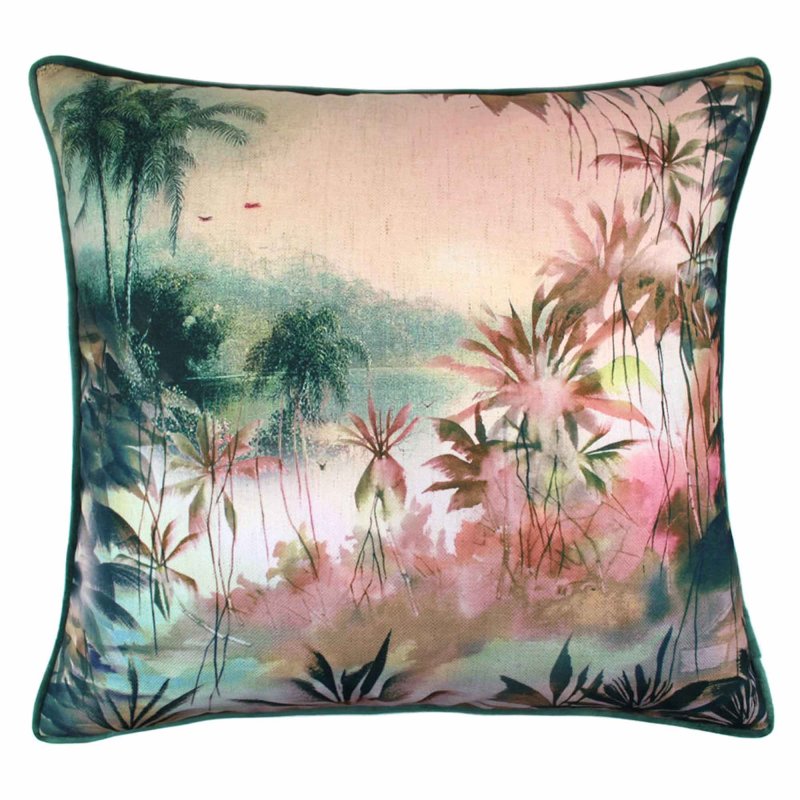 Babylon Cushion Teal/Blush 45x45cm