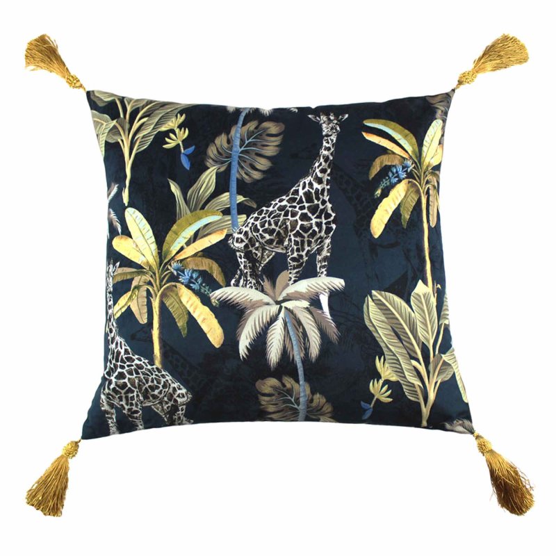 Simone Cushion Navy/Gold 45x45cm