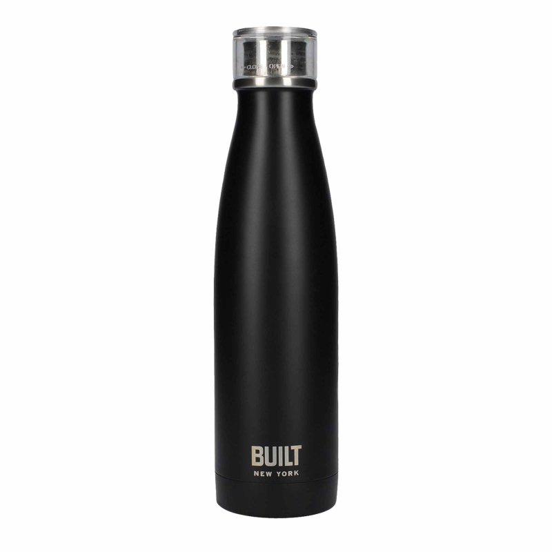 Built 17oz Stainless Steel Bottle Black