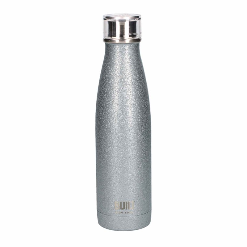 Built Perfect Seal Bottle Silver Gllitter17oz