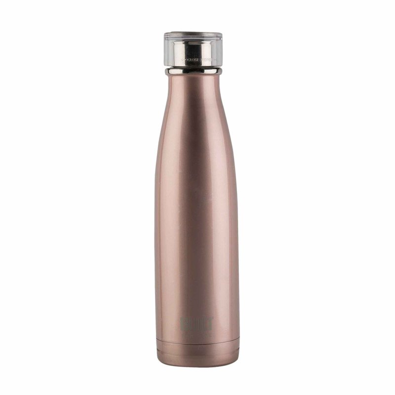 Built 17oz Stainless Steel Bottle Rose Gold