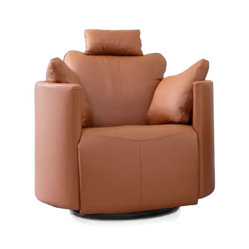 Fama Moonrise Electric Reclining Swivel & Rocking Armchair Ciervo Leather