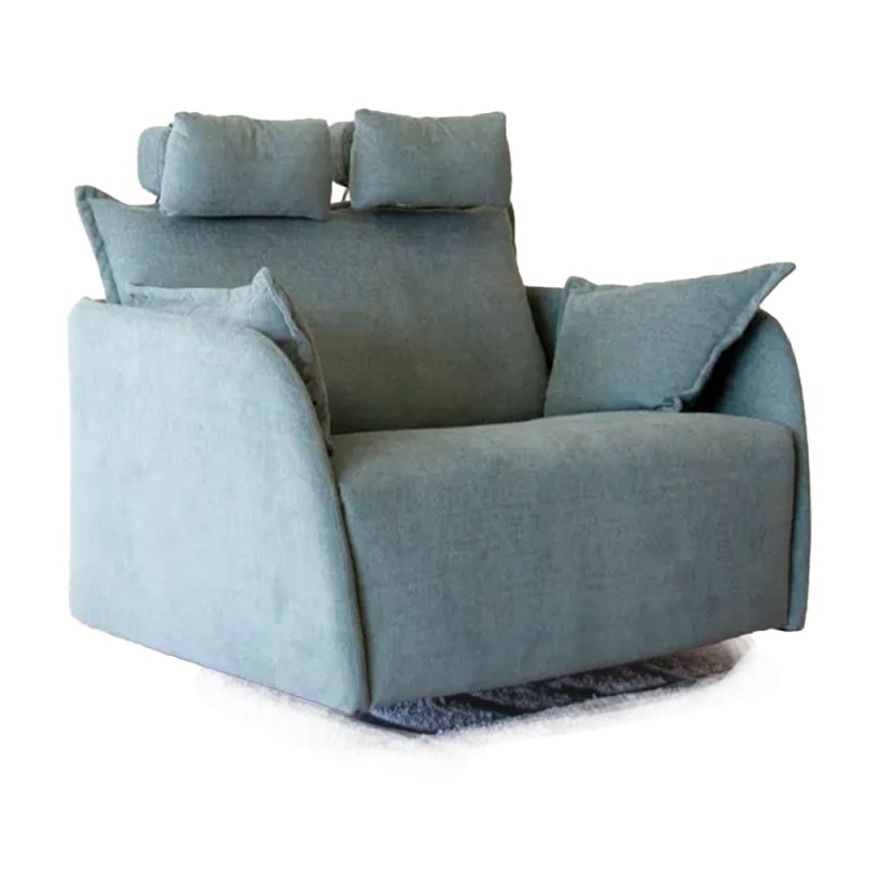 Fama Nadia You & Me Electric Reclining Rocking Armchair Fabric Series 6