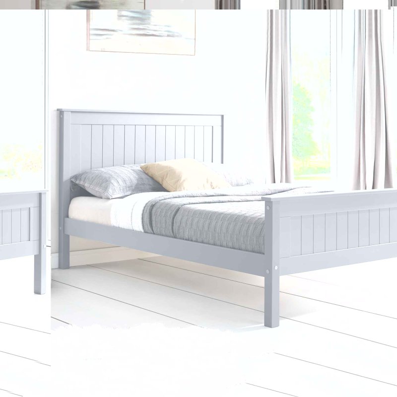 Taurus Double Bedstead Grey High End 135cm (4'6")